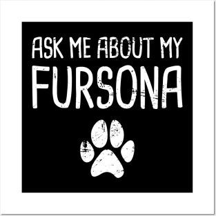 Funny Anthro Furry Fandom Fursuit Con Gift Posters and Art